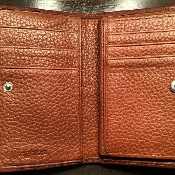 Brighton Tri Fold Dark Brown Wallet - Picture 3 of 5